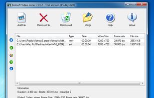 Boilsoft Video Joiner screenshot 1