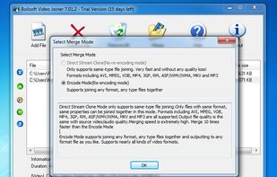 Boilsoft Video Joiner screenshot 1