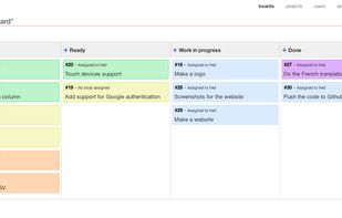 Kanboard screenshot 1