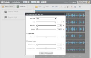 FileLab Audio Editor screenshot 2