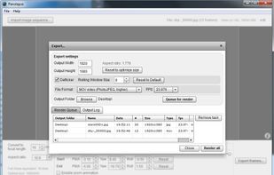 Panolapse screenshot 2