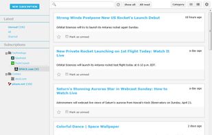 Sismics Reader screenshot 2