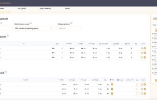 The basic calculation form lets you quickly enter product details and box or other packing space dimensions. With just a few inputs, 3DBinPacking instantly calculates the most efficient way to pack your items — eliminating guesswork and saving time.
