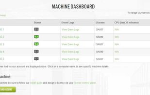 SentinelAgent Machine Dashboard