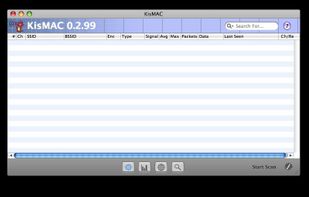 KisMAC screenshot 1