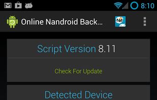 Online Nandroid Backup screenshot 1