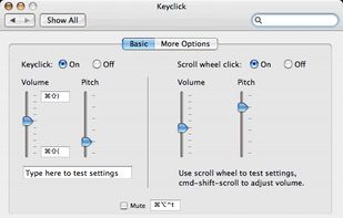 Basic options in Preferences Pane