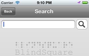BlindSquare screenshot 1