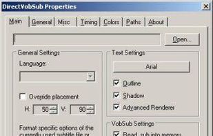 DirectVobSub screenshot 1