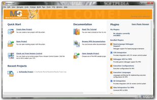 Welcome view of JetBrains MPS for Windows