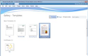 Element WordPro screenshot 1
