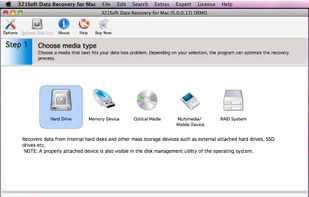 321Soft Data Recovery for Mac screenshot 1