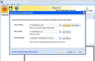 Kernel for Exchange Server Recovery screenshot 1