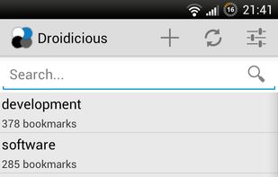 Droidicious screenshot 1