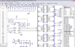 Schematic program provides wide range of tools to create single- and multi-sheet circuits. Multilevel hierarchy is supported.