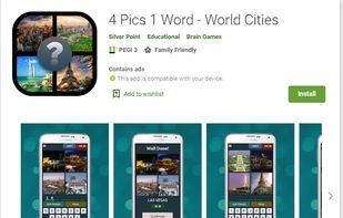 4 Pics 1 Word - World Cities screenshot 1