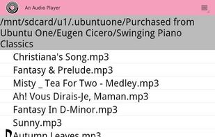 An Audio Player screenshot 3