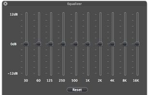 MPlayerX equalizer