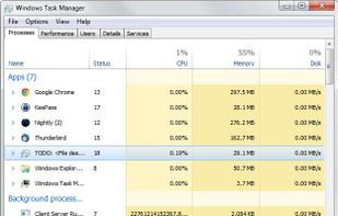 DBCTaskman screenshot 1