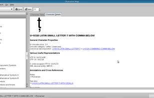 Gucharmap character details