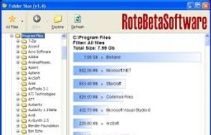 Folder Size (by RoteBetaSoftware) screenshot 1