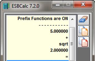 ESBCalc screenshot 1