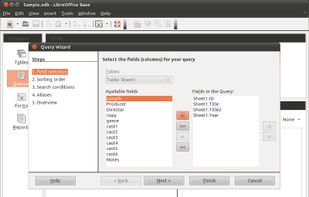 LibreOffice - Base screenshot 2