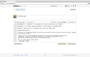 GitHub Gist screenshot 1