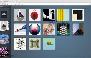 View your visual bookmarks from any page your browsing.