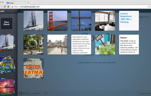 Use Latis to create stacks of visual boomarks for re-search, planning or organising anything into visual folders.