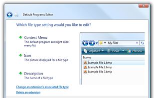 Default Programs Editor screenshot 1