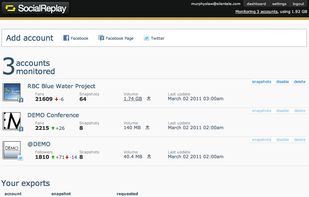 SocialReplay screenshot 1