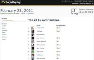 SocialReplay screenshot 1