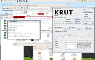 Krut running on XGL/Compiz (Linux)