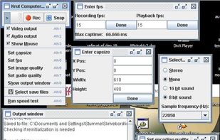 The old user interface