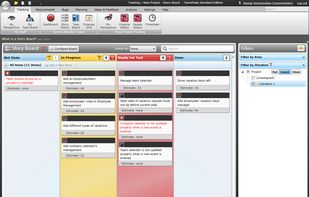 The TeamPulse Kanban boards allow you to visualize your development process and better manage the flow of work by setting WIP limits.