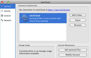 Owncloud sync software