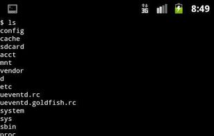 Android Terminal Emulator screenshot 1