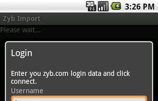 Zyb Import screenshot 1