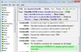 ChatZilla in the #chatzilla support channel.