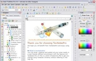 TexNotes screenshot 1