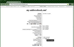 Call phone numbers with one click