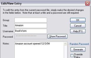 Password Safe screenshot 2