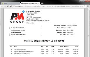 invoice pdf