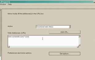 HTTrack screenshot 1