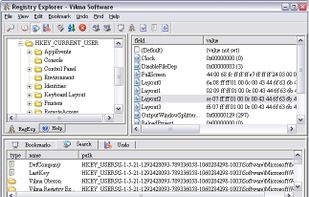 Vilma Registry Explorer screenshot 1