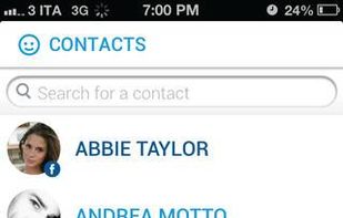 Interact with your Facebook friends and people nearby