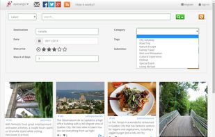 If you have a certain budget and length in mind for your trip, you can expand the search panel and narrow the search to only show blogposts that are relevant to you. Search terms include location, date and activity type as well, should you want to look for something more specifc.