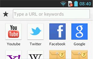 Baidu Browser screenshot 1