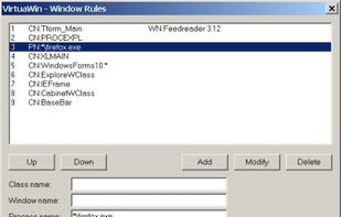 Window Rules Dialog